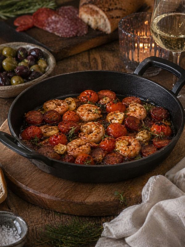 Tapaspanne i støpejern - 20 cm