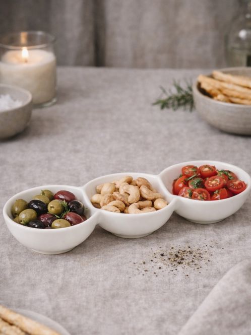 Hovedbilde Serveringsskål - 3 rom