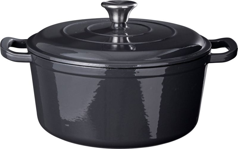 Støpejernsgryte med lokk - 26 cm