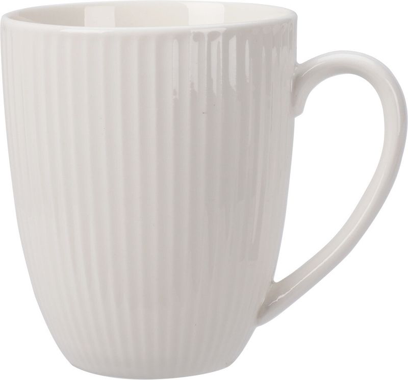 Rille kopp 370 ml - 6-pk (hvit)
